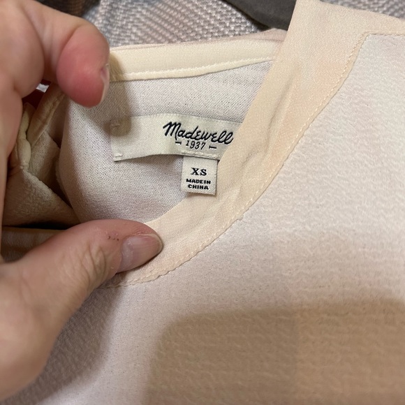 Madewell Oversized XS Blouse - Picture 3 of 5